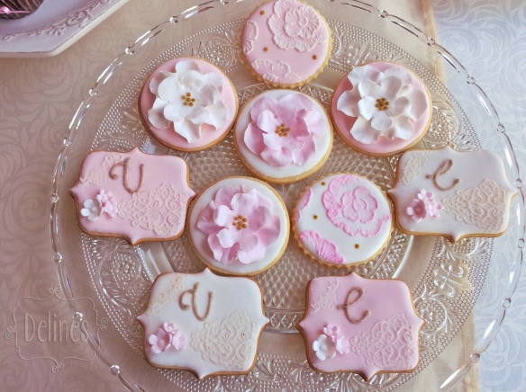 Romantico floral cookies