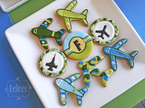 Aviones de Combate cookies arriba